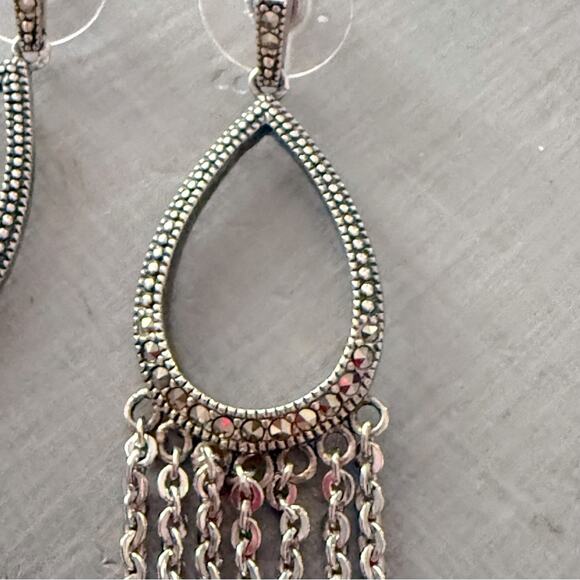 Judith Jack 925 Sterling Silver Earrings - Picture 6 of 10